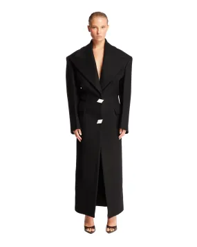 Black Long Wool Coat