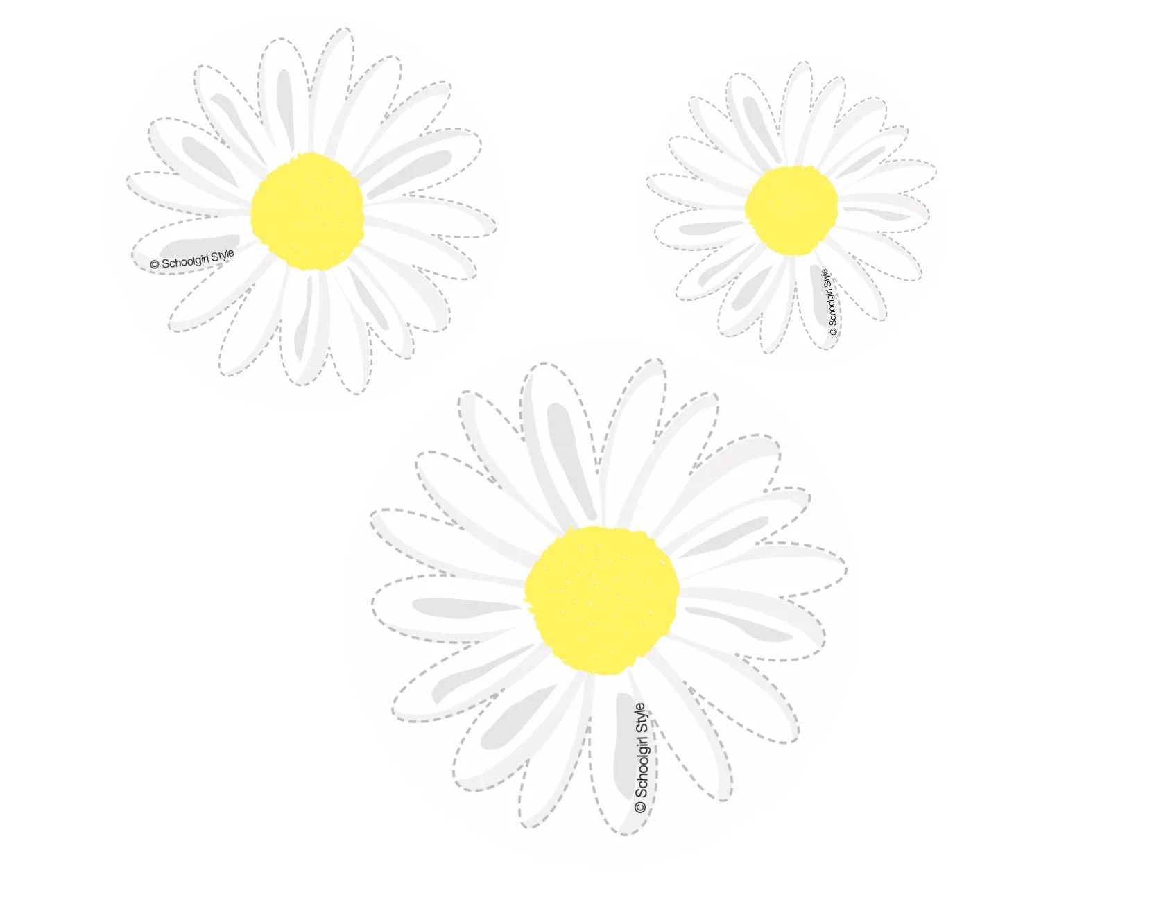 "OOPS-A-DAISY" Full UPRINT Bundle | Printable Classroom Decor | Teacher Classroom Decor | Schoolgirl Style